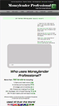 Mobile Screenshot of moneylenderprofessional.com